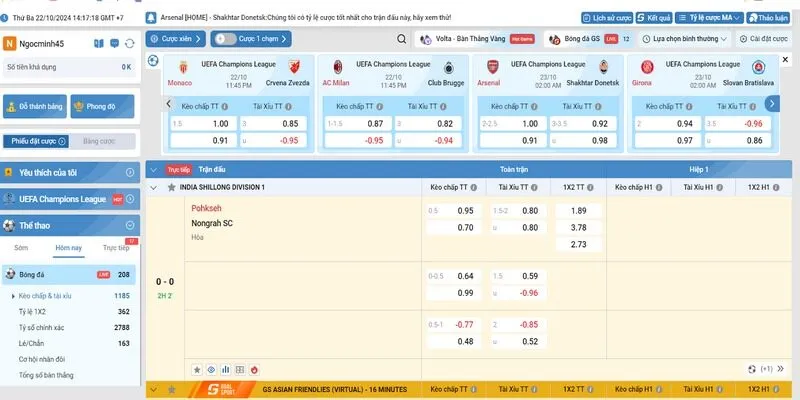 Kèo tỷ số chính xác là một loại cược đầy thách thức