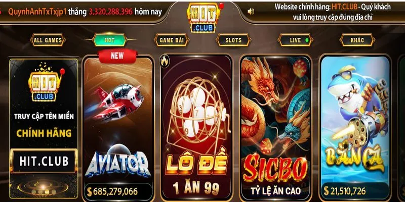 Lô đề Hitclub mở ra cơ hội làm giàu nhanh chóng mỗi ngày