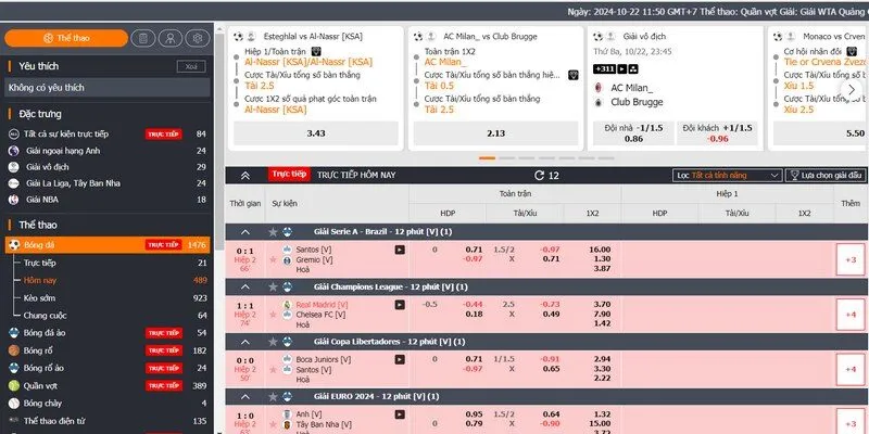 Theo sát biến động kèo cược để lựa chọn đúng đắn