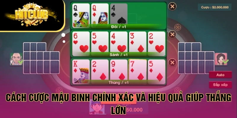 cách cược Mậu Binh