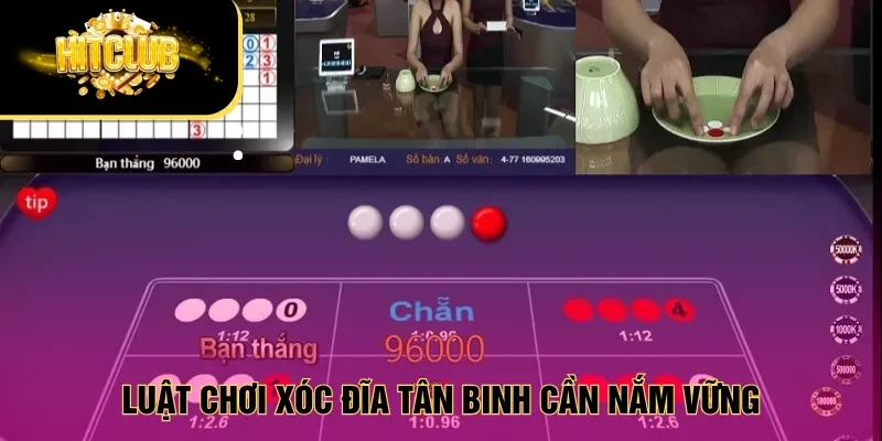 Luật chơi Xóc đĩa tân binh cần nắm vững